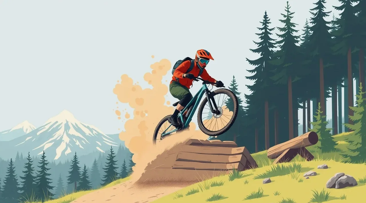 Servisný technik kontroluje poškodený karbónový rám horského bicykla po nehode