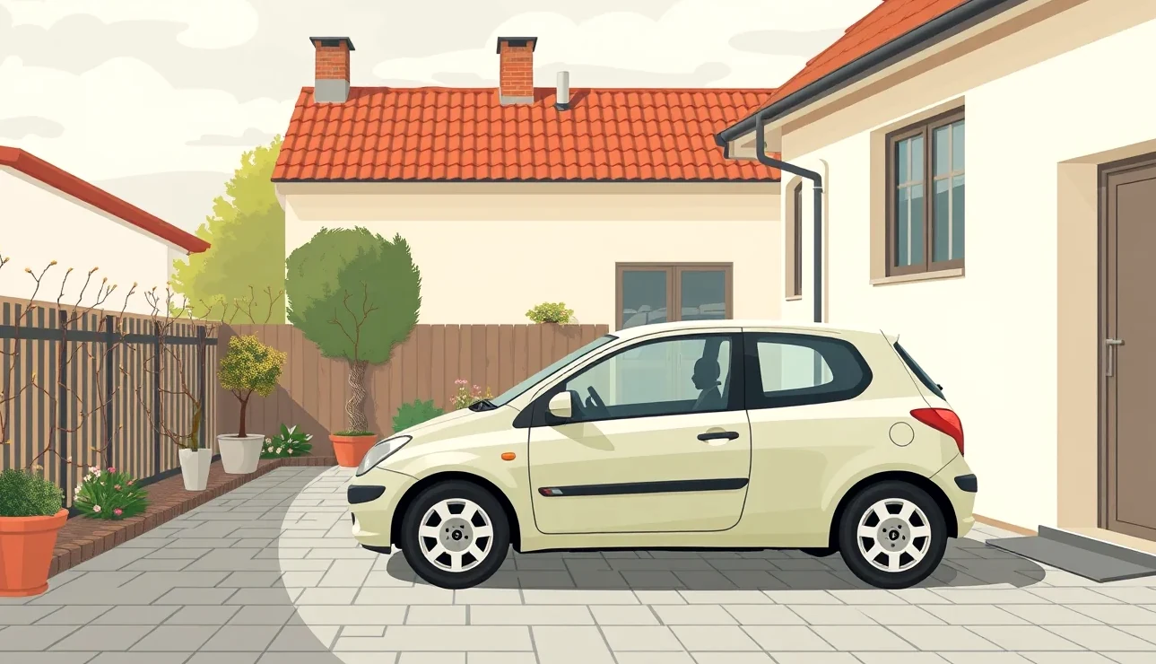 Mechanik v autoservise obhliada poškodený nárazník osobného auta po kolízii