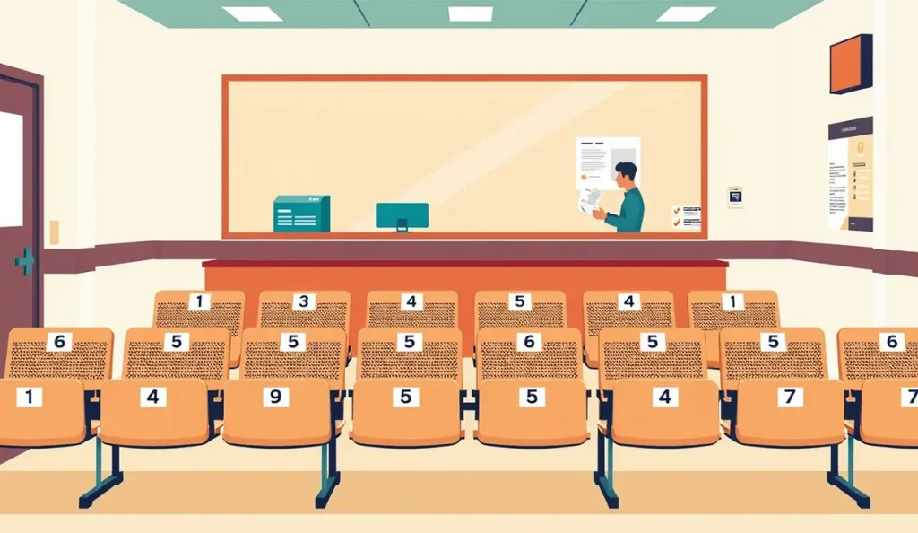 Mladý vodič kontroluje technický preukaz a dokumenty od vozidla v garáži