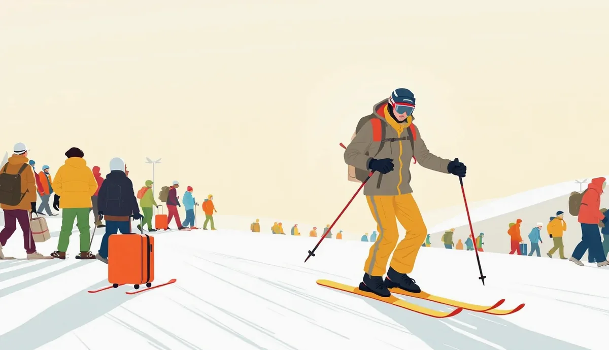 Skupina športovcov na ferratovej trase v alpskom masíve