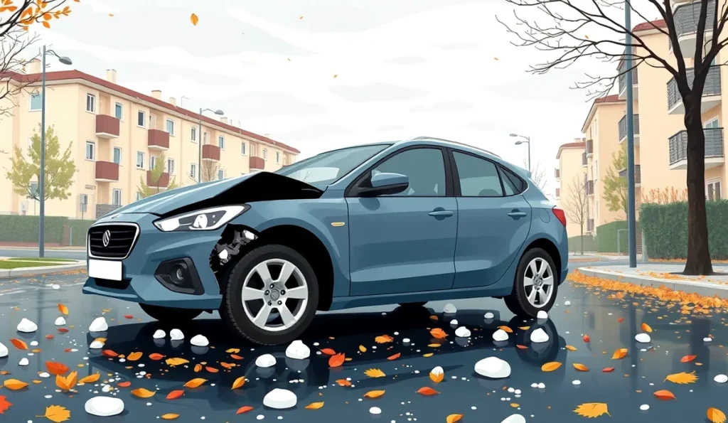 Mechanik kontroluje motorový priestor a kabeláž moderného osobného auta v servise