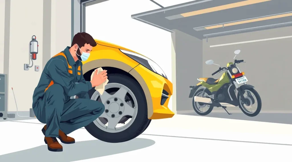 Technik na pracovisku kontroly originality preveruje identifikačné číslo VIN na karosérii automobilu