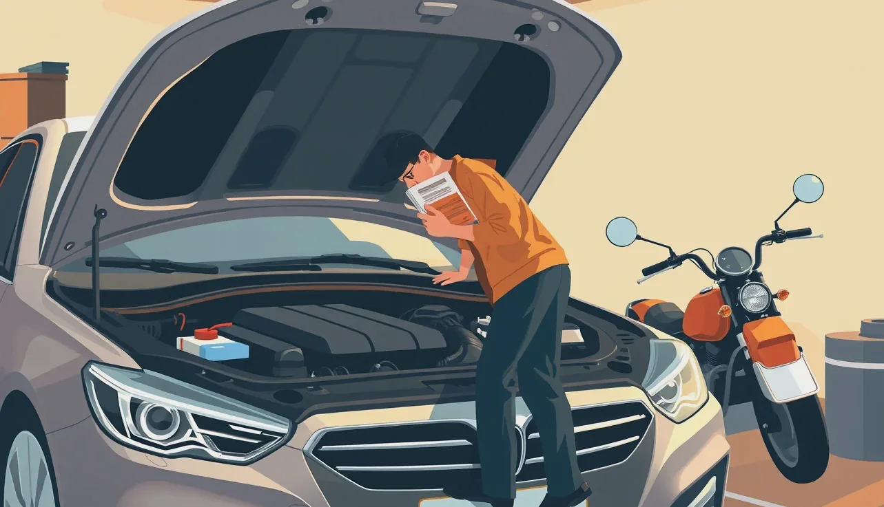 Moderné vozidlo Audi zaparkované pred rodinným domom