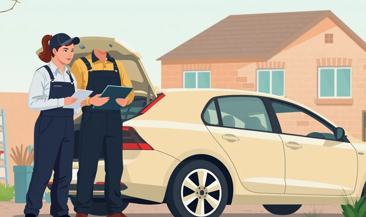 Detailný pohľad na poškodený ozubený remeň motora na servisnom stole