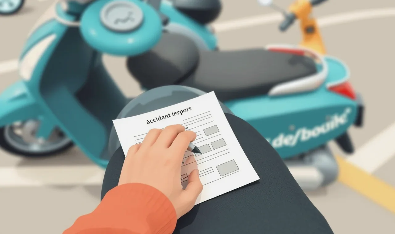 Asistenčné odťahové vozidlo nakladajúce nepojazdný motocykel