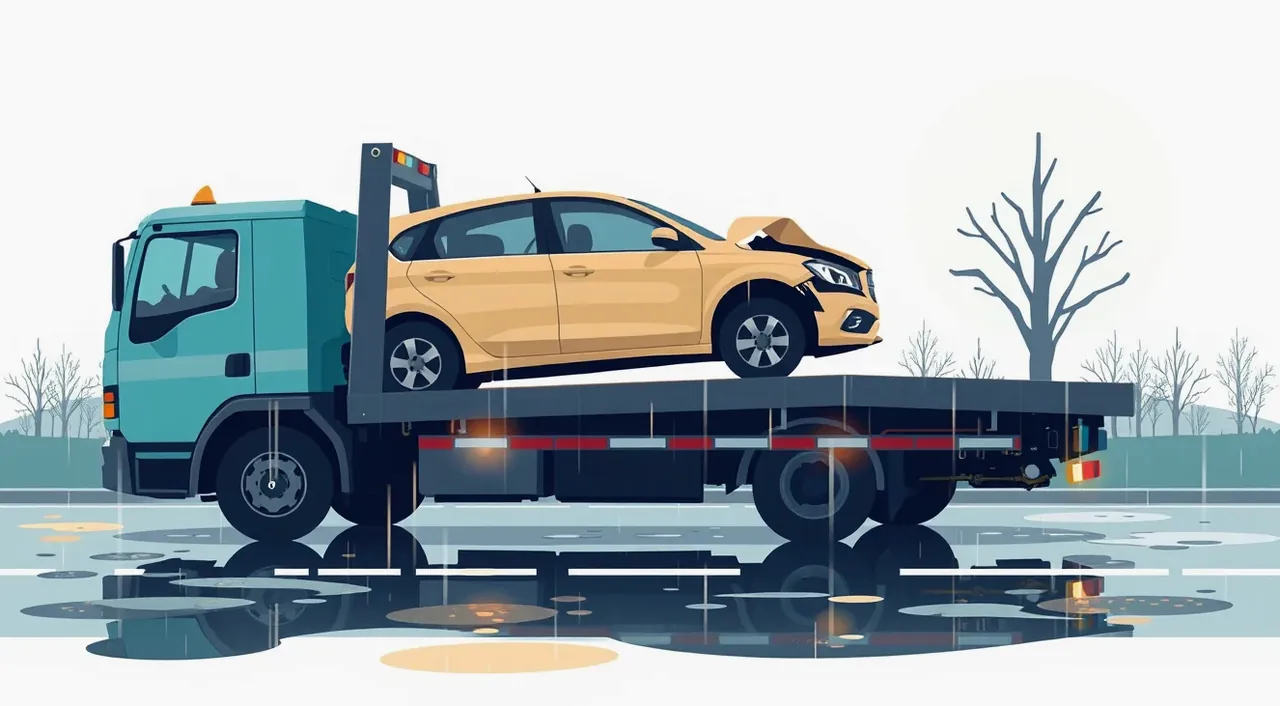 Pohľad na demontované turbodúchadlo a sacie potrubie automobilu znečistené vodou