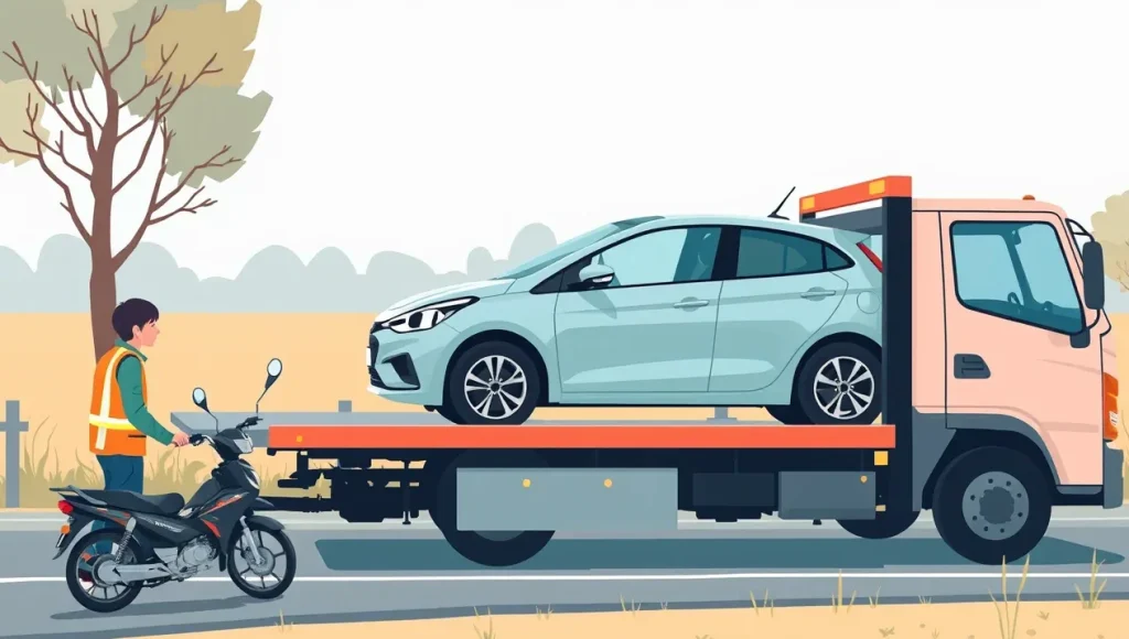 Moderný plug-in hybrid pripojený k nabíjacej stanici na verejnom parkovisku