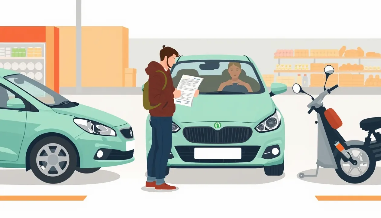 Predná časť a motorový priestor rodinného vozidla Seat Alhambra zaparkovaného pred domom