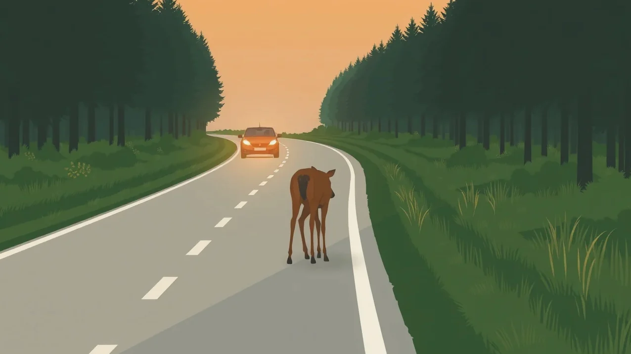 Detail poškodeného predného nárazníka a masky chladiča osobného automobilu po zrážke